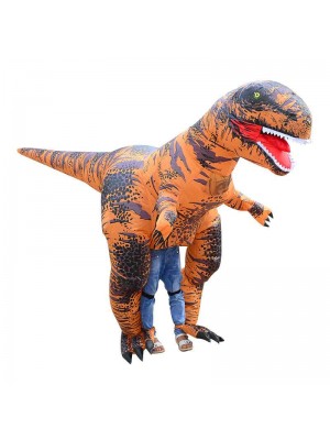 Super T-Rex Dinosaure Gonflable Costume Tyrannosaurus Halloween Noël Le maillot de corps pour Adulte/Adolescent/Enfant