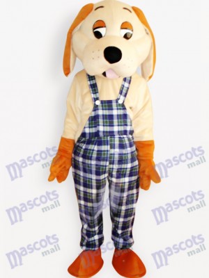 Costume de mascotte adulte animal chien heureux