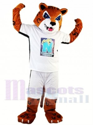 École secondaire Tigre énergétique Costume de mascotte