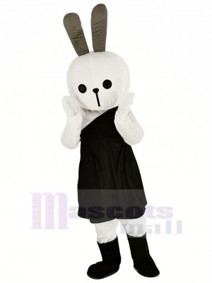 blanc Pâques lapin Mascotte Costume Animal