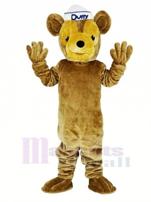 Duffy les Marin Ours Mascotte Costume Animal