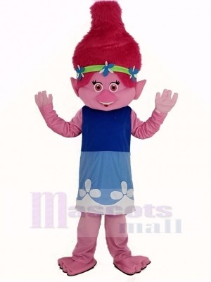 Mignon Trolls Baby Poppy Mascotte Costume