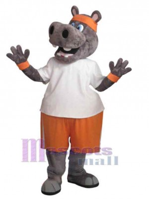 Hippopotame costume de mascotte