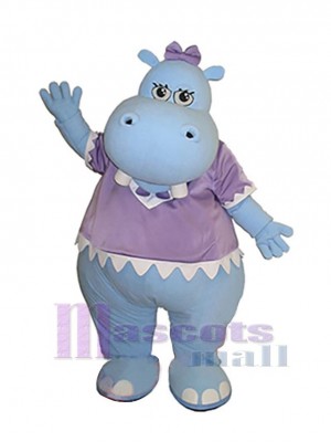 Hippopotame costume de mascotte