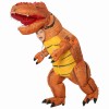 marron T-Rex Dinosaure Gonflable Costume Air Coup en haut Fête Costume pour Adulte/enfant