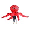rouge Poulpe Calamar Gonflable Costume Halloween Noël Costume pour Adulte