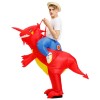 Dinosaure Balade sur Gonflable Costume Coup en haut Costume pour Adulte/Enfant rouge