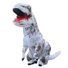 blanc Tyrannosaurus T-Rex Dinosaure Gonflable Costume Halloween Noël pour Adulte/enfant