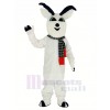 Neige Cerf avec Écharpe Mascotte Costume Animal