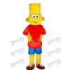 Bart Simpson le costume adulte de mascotte de Simpsons Cartoon Anime