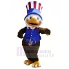 Bleu Gilet américain Jeux olympiques Aigle Mascotte Les costumes Animal