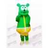 Costume de mascotte de monstre d'ours vert