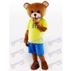 Costume de mascotte adulte ours en peluche