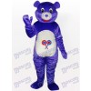 Costume de mascotte d'animal pourpre d'ours
