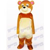 Costume de mascotte adulte d'ours de bouche ronde