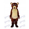 Big Eyes Ours brun mascotte Costume adulte Animal
