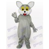 Costume de mascotte adulte chat gris animal