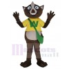 Wombat dans Jaune T-shirt Mascotte Costume