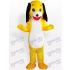 Costume de mascotte adulte petit chien jaune