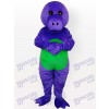 Costume de mascotte adulte dragon violet