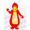 Costume de mascotte adulte dragon rouge