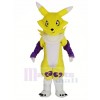 Jaune Digimon Frontier Digital Monstre Mascotte Costume Dessin animé 