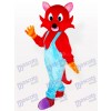 Costume de mascotte adulte en renard bleu