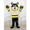 Costume de mascotte de hockey sur glace des ours d'Estevan Bruins