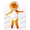 Costume de mascotte adulte lion mâle jaune