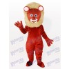 Costume de mascotte animal adulte lion mâle brun