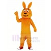 Orange Kangourou Mascotte Costume Dessin animé