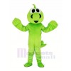 Herbe vert Dinosaure Adulte Mascotte Costume Dessin animé