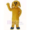 d'or Chien Mascotte Costume Animal