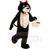 Loup noir Costume de mascotte Livraison gratuite