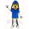 Beagle Chien avec Bleu Chapeau Mascotte Costume Animal