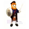 Meilleur Qualité Highlander Mascotte Costume Dessin animé