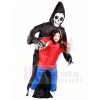 Sinistre moissonneuse Le crâne Squelette Fantôme Gonflable Halloween Les costumes pour Adultes