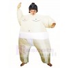 blanc Japonais Graisse Homme Sumo Gonflable Halloween Noël Les costumes pour Des gamins