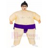 Violet Japonais Graisse Homme Sumo Gonflable Halloween Noël Les costumes pour Des gamins