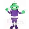La grenouille dans Violet Costume Mascotte Les costumes Animal