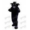 Taureau noir Costume drôle de mascotte