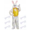 Costume de mascotte lapin de lapin blanc Pâques Animal