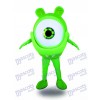 Costume de mascotte de publicité de protection de vue d'oeil de verres verts