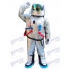 Costume spatial astronaute argent avec costume de mascotte sac à dos
