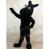 Costume de mascotte de cheval Mustang noir Animal