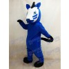 Costume de mascotte de cheval de Troie bleu royal