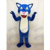 Costume de mascotte sauvage adulte bleu royal féroce