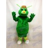 Costume de mascotte verte Grasshopper drôle