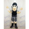 Nouveau Costume de mascotte Sparty Knight Spartan noir et blanc
