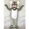 Costume de mascotte sauvage Wildcat gris mignonne Animal